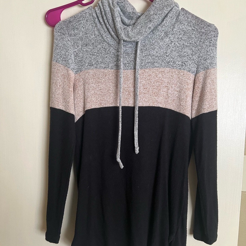 Cowl neck sweater